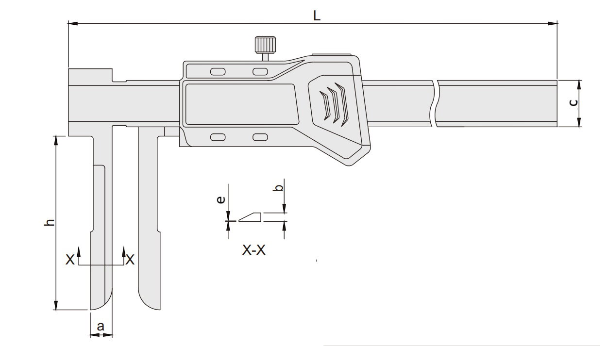 İNSİZE 15-150 mm / 6-6" Dahili Kablosuz Dijital Bıçak Ağızlı Delik Kumpası